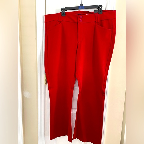 torrid Pants - Studio by Torrid
Signature point stretch trousers 
new with tags 
size 22S red